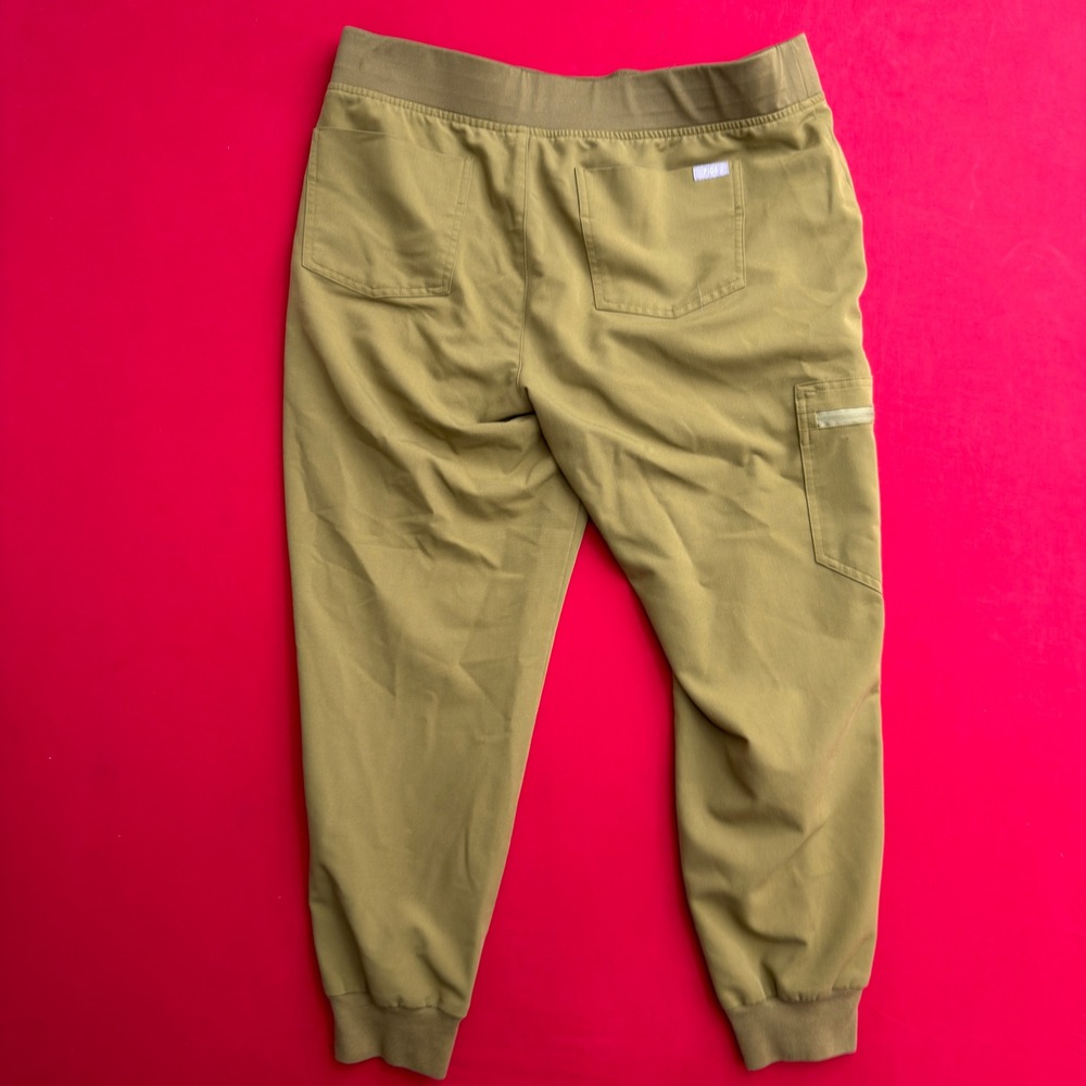 FIGS‎ Technical Collection Men Olive Green Jogger Scrub Pants Size Large L/P